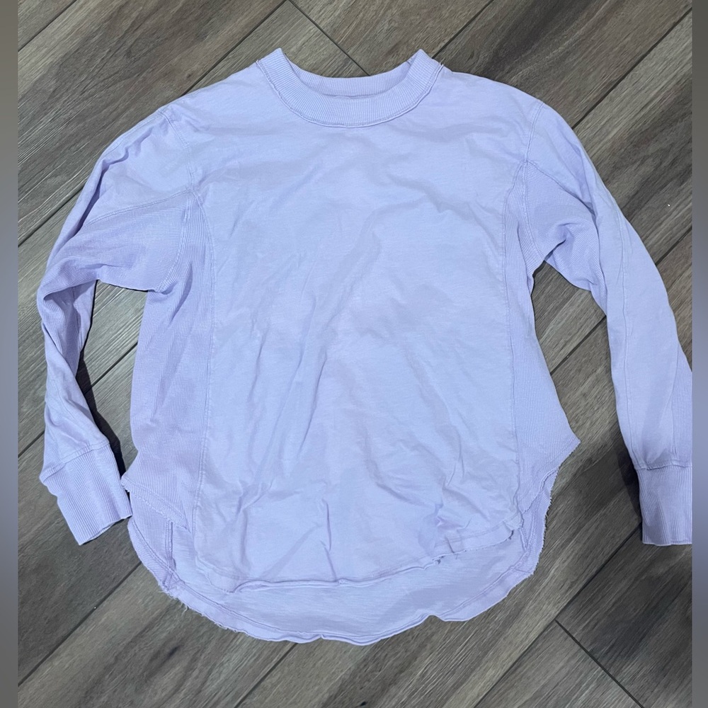 Aerie Lavender Long Sleeve Shirt